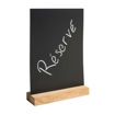 Picture of A4 CHALK SLATE ON WOODEN BASE